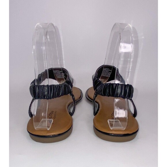 KENNETH COLE REACTION Patent Leather Thong Sandals 8.5M Float-Y Slingback - Picture 5 of 9